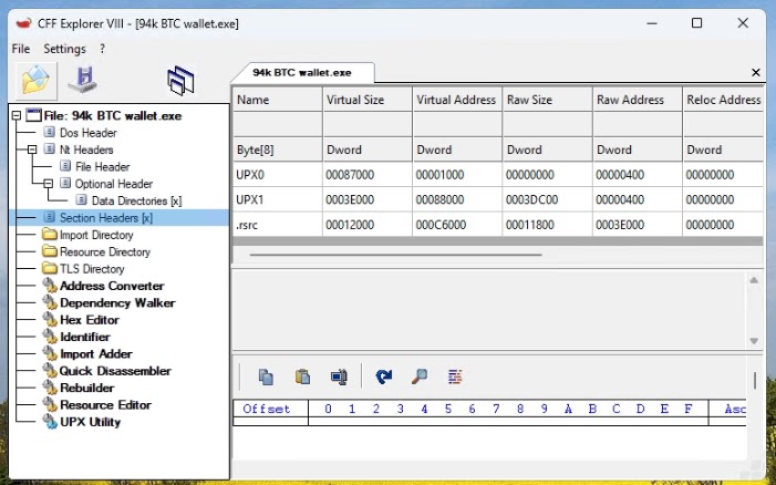 UPX Packed (Πηγή - Point Wild)